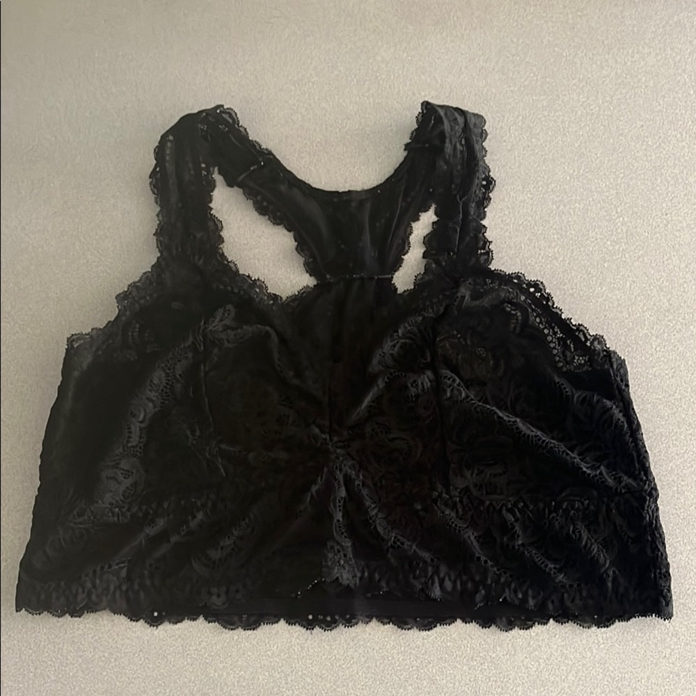 Plus size Torrid razorback lace bralette